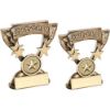 Picture of Brz|gold Achievement Mini Cup With Plate (1in Centre) - 3.75in