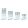 Picture of Jade|silver Glass With Star Insert And Plate - 3.25in