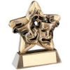 Picture of Brz|gold Drama Masks Mini Star With Plate -  3.75in