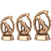 Picture of Brz|gold Cycling Star Archway With Plate -   7.75in