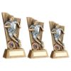 Picture of Brz|pew Rugby Male Figure On Backdrop With Plate (1in Centre) - 7.5in