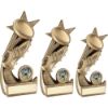 Picture of Brz|gold Rugby Ball And Boot On Shooting Star With Plate (1in Centre) - 4.5in