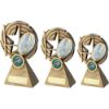 Picture of Brz|pew|gold Rugby Ball And Posts On Holed Spiral With Plate (1in Cen) - 4.75in