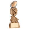 Picture of Brz|pew|gold Rugby On Stars Flatback With Plate (1in Centre) - 5in