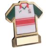 Picture of Brz|gold Resin Rugby Shirt With Plate - (Shirt C) 4.5in