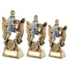 Picture of Brz|pew Male Rugby On Shield And Wreath With Plate (1in Centre) - 8in