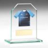 Picture of Jade Glass Plaque With Engraving Plate - 5.25in (Requires Shirt C)
