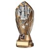 Picture of Brz|silv Diamond Column + Chess Disc & Plate (1in Cen) - 9.5in