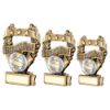Picture of Brz|pew|gold Volleyball 3 Star Wreath Award With Plate - 6.25in