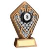 Picture of Brz|gold Diamond Holder With Pool Disc And Plate - 5.25in