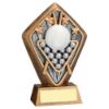 Picture of Brz|gold Diamond Holder With Snooker Disc And Plate - 5.25in