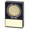 Picture of Black Marble With Silver|gold Wreath, Cricket Insert And Plate - 2.5x1.75in