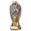 Picture of Brz|silv Diamond Column + Cricket Batsman Disc & Plate (1in Cen) - 8in