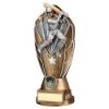 Picture of Brz|silv Diamond Column + Cricket Batsman Disc & Plate (1in Cen) - 8in
