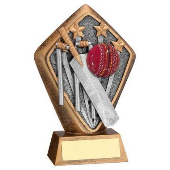Trophy Distributors - Brz|gold Diamond Holder With Cricket Disc With ...