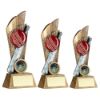 Picture of Brz|pew|gold Cricket Ball And Bat On Mesh Backdrop With Plate (1in Cen) - 5in
