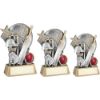 Picture of Pew|gold Cricket Ball With Bat|stumps On Brz Base With Plate (1in Cen) - 5.25"