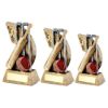 Picture of Brz|pew|red Cricket Stumps|bat|ball On Star Swoosh With Plate - 5.25in