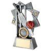 Picture of Pew|gold|red Cricket Star Spiral With Plate   (1in Centre) - 4.25in