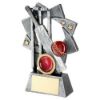 Picture of Pew|gold|red Cricket Star Spiral With Plate   (1in Centre) - 4.25in