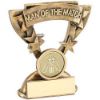 Picture of Brz|gold Man Of The Match Mini Cup With Cricket Insert And Plate - 3.75in