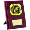 Picture of Rosewood Plaque Plaque With Plate (Requires Sp-Shield) - 5in