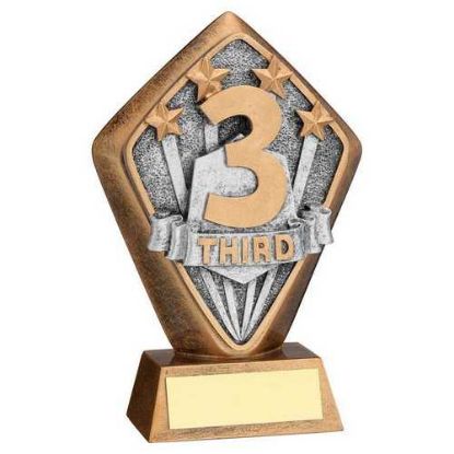 Picture of Brz~gold Diamond Holder With 3rd Disc With Plate