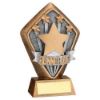 Picture of Brz|gold Diamond Holder With Runner Up Disc With Plate - 5.25in