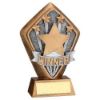Picture of Brz|gold Diamond Holder With Winner Disc With Plate - 5.25in