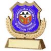 Picture of Brz|gold Shield And Wreath Holder With Plate (Takes Sp Shield Centre) - 3.75in