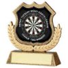 Picture of Brz|gold Shield And Wreath Holder With Plate (Takes Sp Shield Centre) - 3.75in