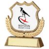Picture of Brz|gold Shield And Wreath Holder With Plate (Takes Sp Shield Centre) - 3.75in