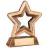 Picture of Brz|gold Resin Generic Mini Star With Plate - 4.25in