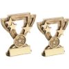 Picture of Brz|gold Man Of The Match Mini Star With Plate (1in Centre) - 3.75in