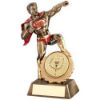Picture of Brz|gold|red Resin Generic Hero With Plate    (2in Centre) - 7.25in