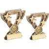 Picture of Brz|gold Generic Mini Cup With Plate (1in Centre) - 3.75in
