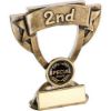 Picture of Brz|gold Mini Cup Position With Plate (1in Centre) 2nd - 4.25in