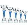 Picture of Silver|blue Snakeskin Trophy Cup - 9.5in