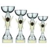 Picture of Silver|gold Winged Trophy Cup (1in Cen) - 6.5in