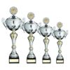 Picture of Silv|gold Trophy Cup With Handles And Lid (2in Centre) - 14in