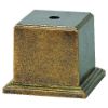 Picture of Bronze Plastic Base (55mm Sq On Top) - 2in