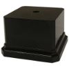 Picture of Black Plastic Square Base - 125 X 125 X 65mm
