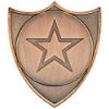 Picture of Shield Badge (1in Centre) Bronze - 1.5in