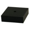 Picture of Black Marble Square (1 Hole C|s) 2.5x2.5x 0.75in