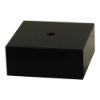 Picture of Black Marble Square (1 Hole C|s) 2.5x2.5x1.12in