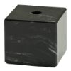 Picture of Black Marble Block (1 Hole C|s) 2 X 2 X 2in