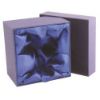 Picture of Blue Presentation Box Fits 1|2 Pint Or 1 Whiskey Or 1 Brandy - 140 X 140 X 90mm