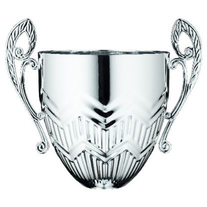 Picture of Silver Cracker Bullet Bowl With Handles