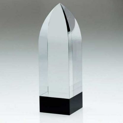 Picture of Clear~black Pointed Column (60mm Thick)