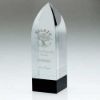 Picture of Clear|black Pointed Column (60mm Thick) - 9.5in